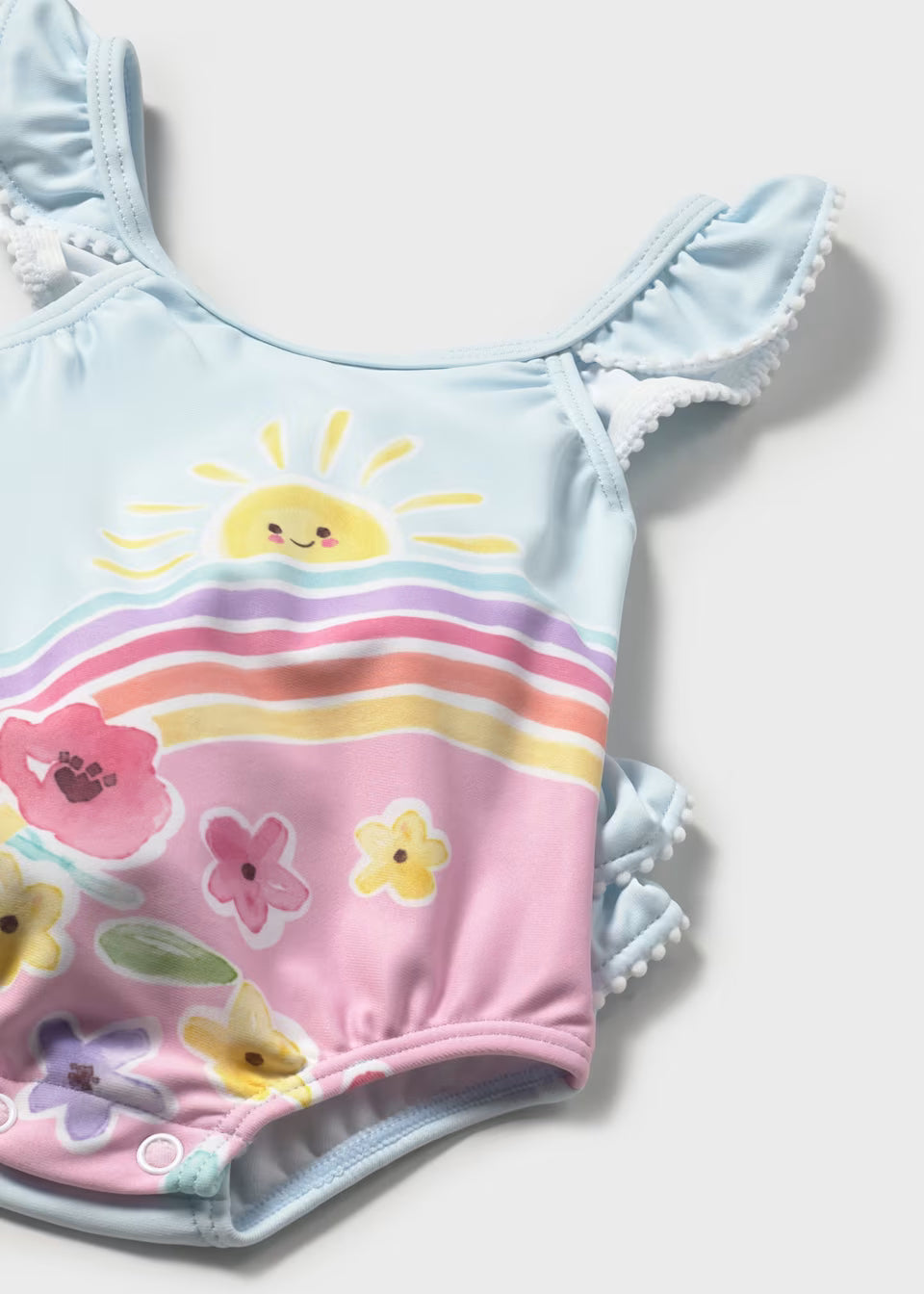 Ruffle Swimsuit and Hat - Hawaii