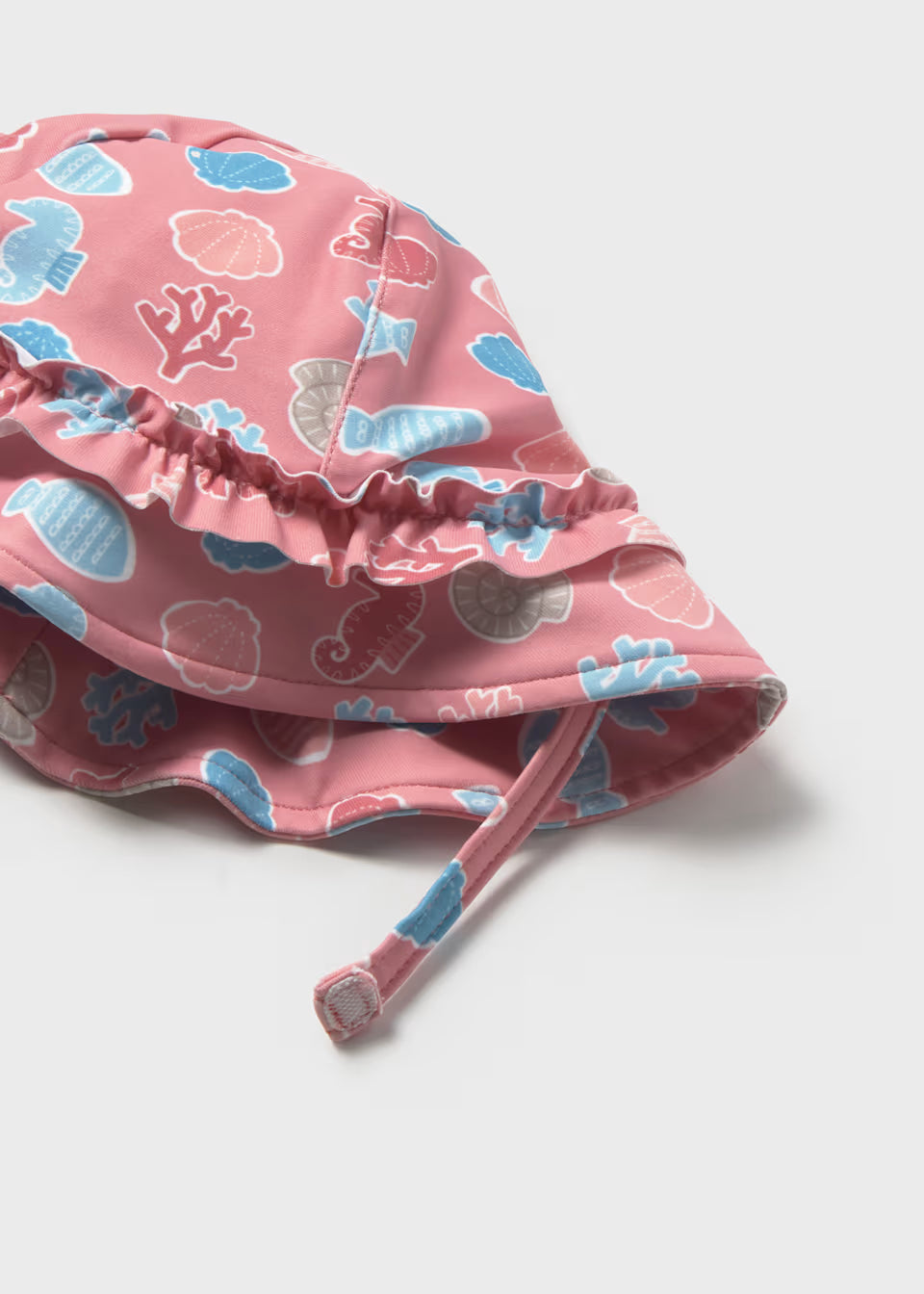 Rashguard Swimsuit and Hat - Coral