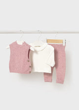 Sweater Vest Outfit - Heather Orchid