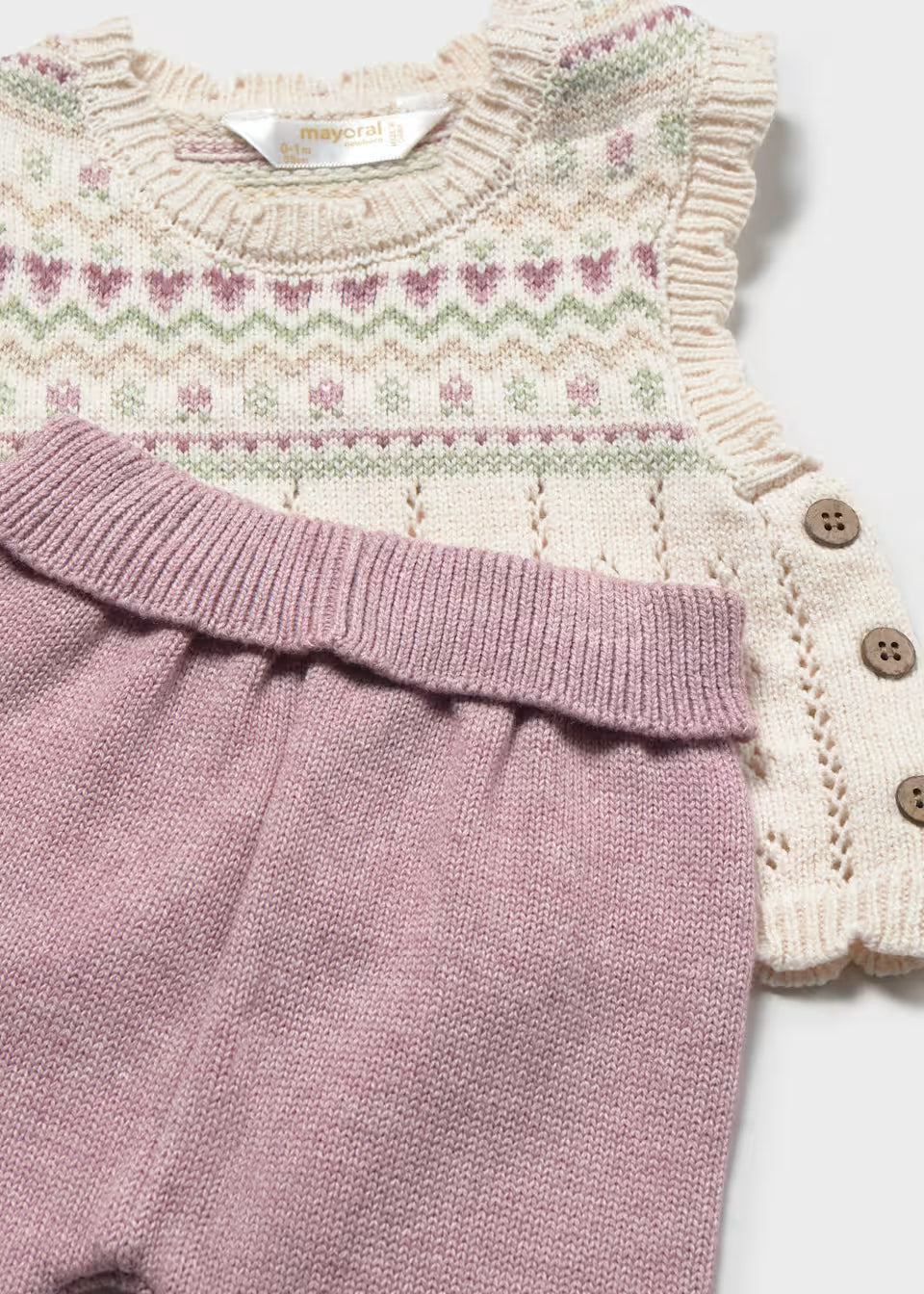 Sweater Vest Outfit - Mauve