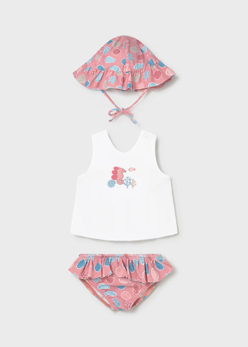 Swim Set and Hat - Terracotta
