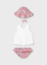 Swim Set and Hat - Terracotta