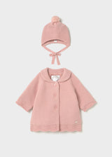 Knit Coat and Hat - Baby Rose