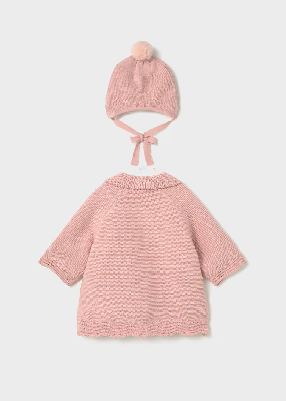 Knit Coat and Hat - Baby Rose
