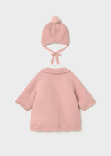Knit Coat and Hat - Baby Rose