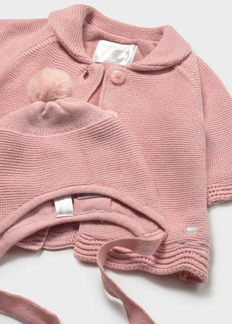 Knit Coat and Hat - Baby Rose