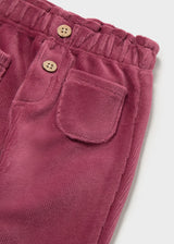 Soft Cord Pants - Red Currant