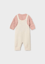 Knit Overall Outfit - Rose