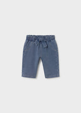 Tied Pull On Jeans - Medium Wash