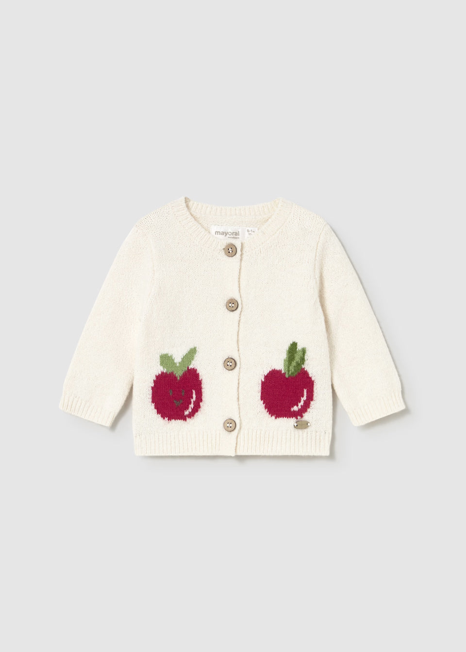 Knit Cardigan - Apple