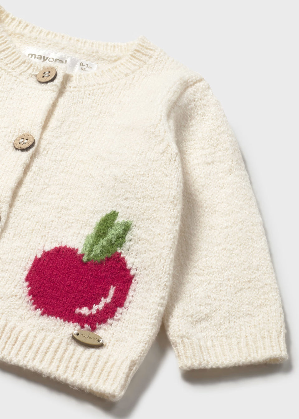Knit Cardigan - Apple