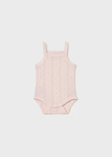 Pointelle Tank Bodysuit - Baby Pink