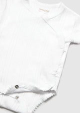 Pointelle Bodysuit - White