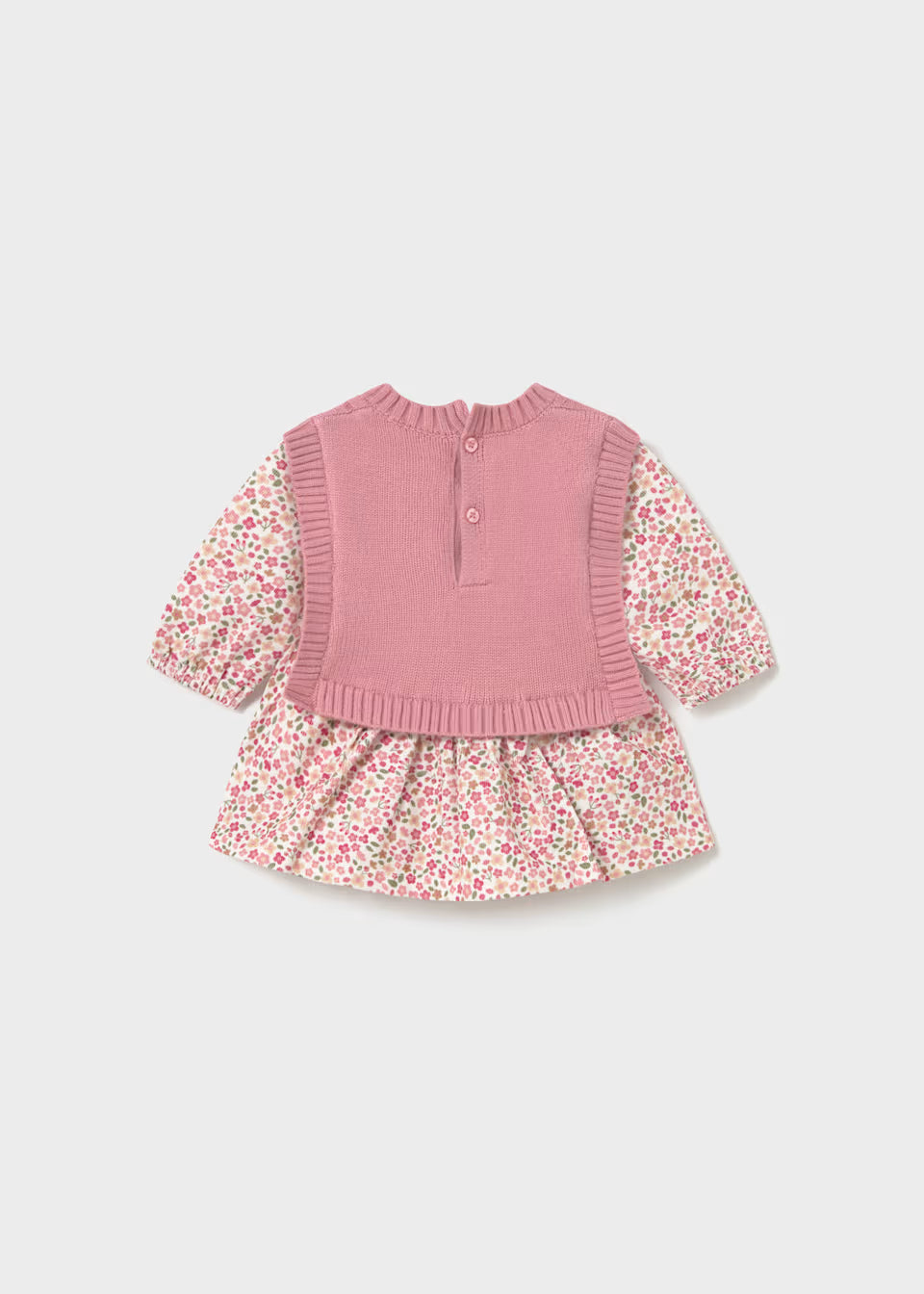 Knit Vest Dress - Cipria