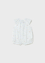Shorty Romper - Lagoon Kitty