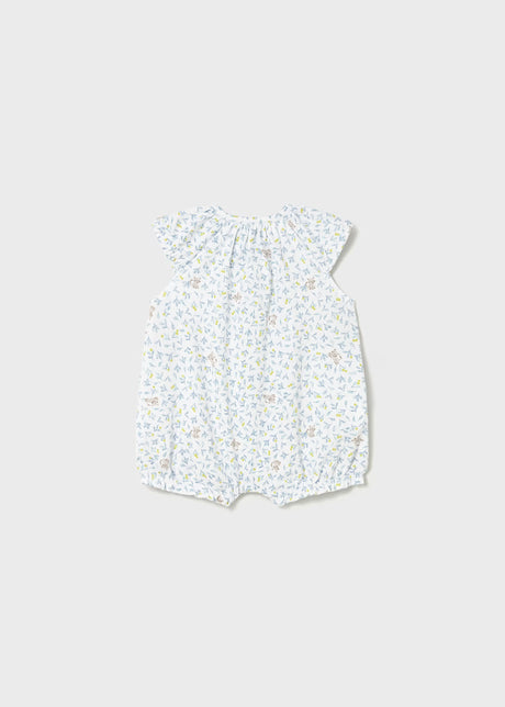Shorty Romper - Lagoon Kitty