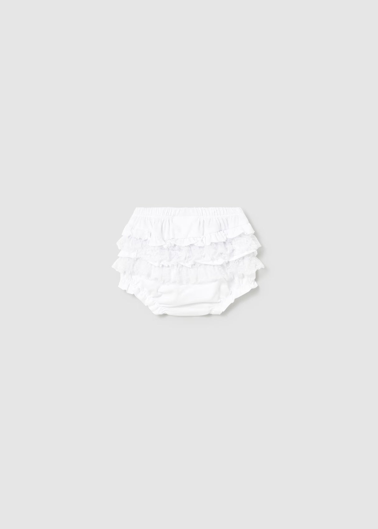 Ruffle Bloomers - White