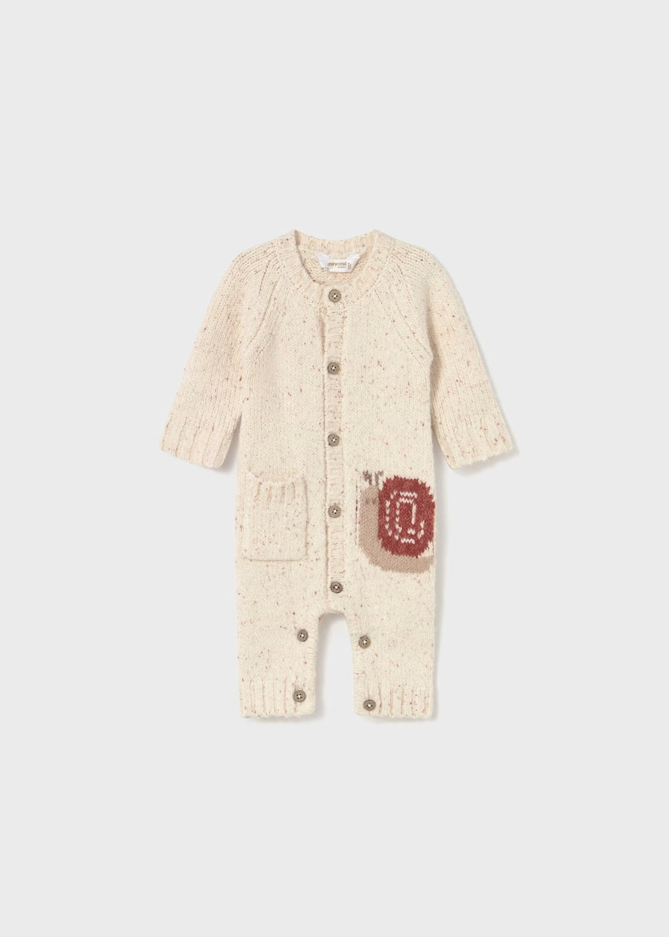 Knit Romper - Snail