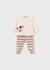 Pullover and Velour Pants - Snail