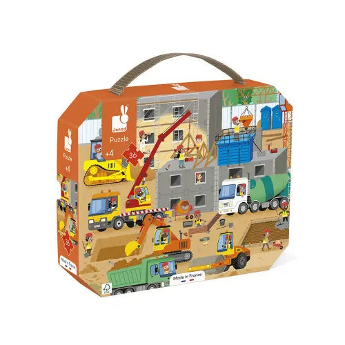 36 Pc Puzzle - Construction Site