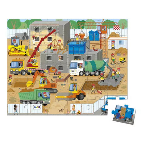 36 Pc Puzzle - Construction Site