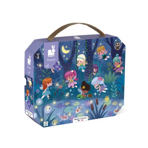 36 Pc Puzzle - Fairies and Waterlillies