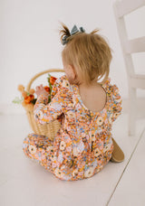 Mabel Romper - Pumpkin Bouquet