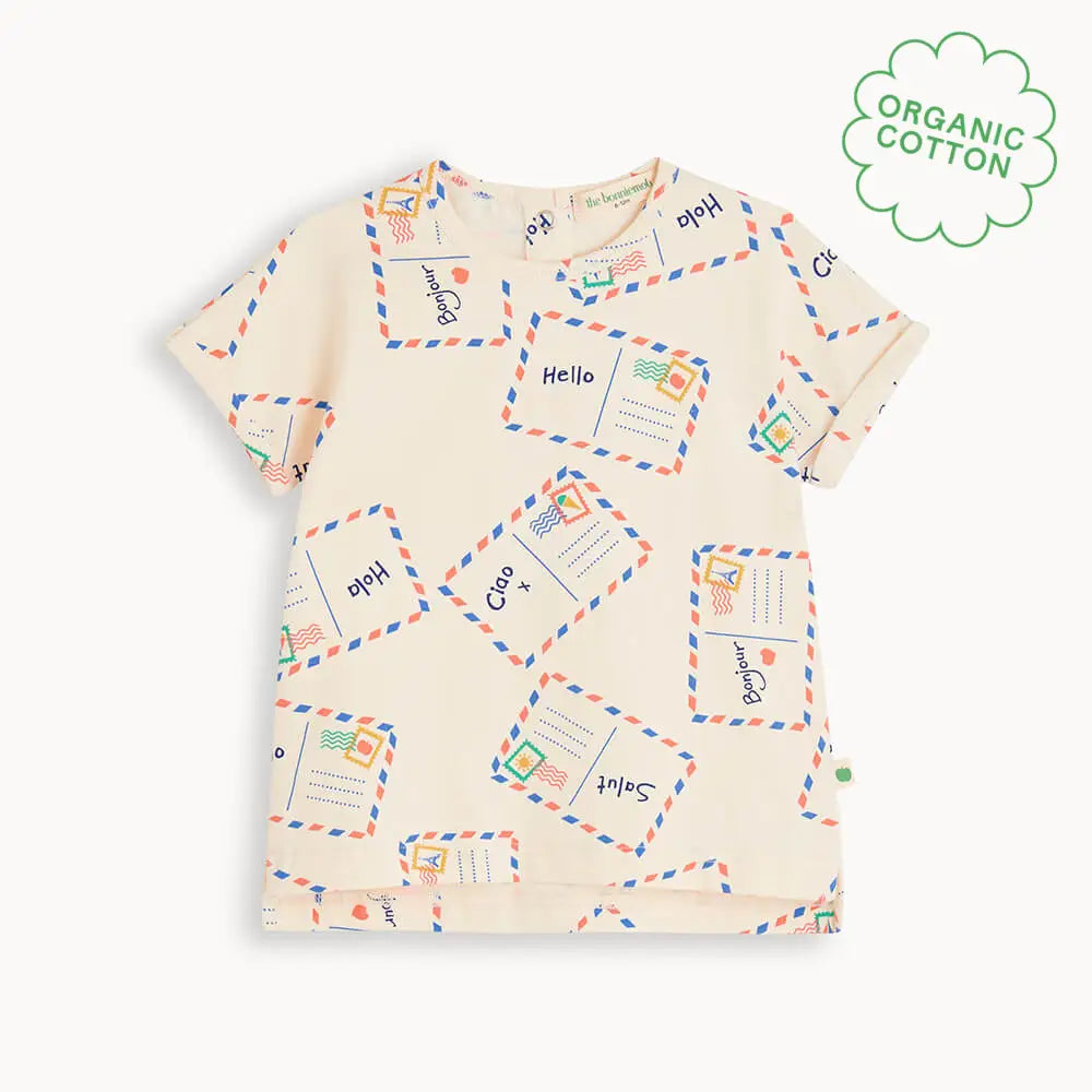 Santorini Tee - Postcard