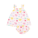 Muslin Sundress - Colorful Bows