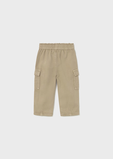 Pull On Cargo Pants - Toffee