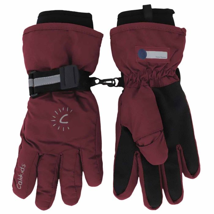 Waterproof Gloves - Maroon