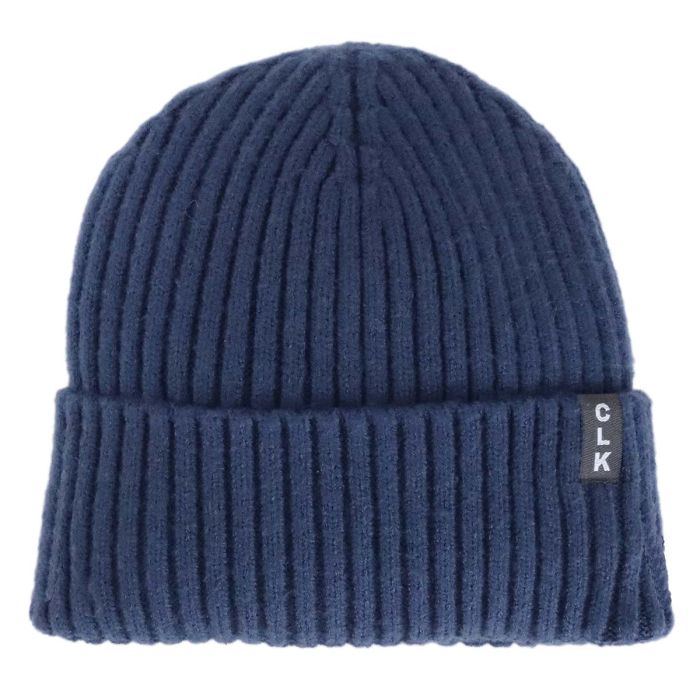 Fleece Lined Beanie - Blue