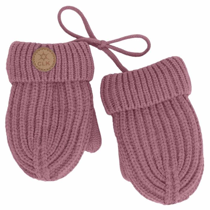 Soft Touch Knit Mittens - Cameo Pink