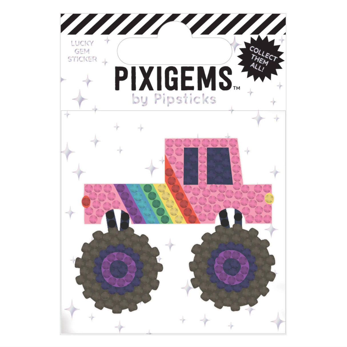 Pipstickers - Micky Monster Truck Pixigem
