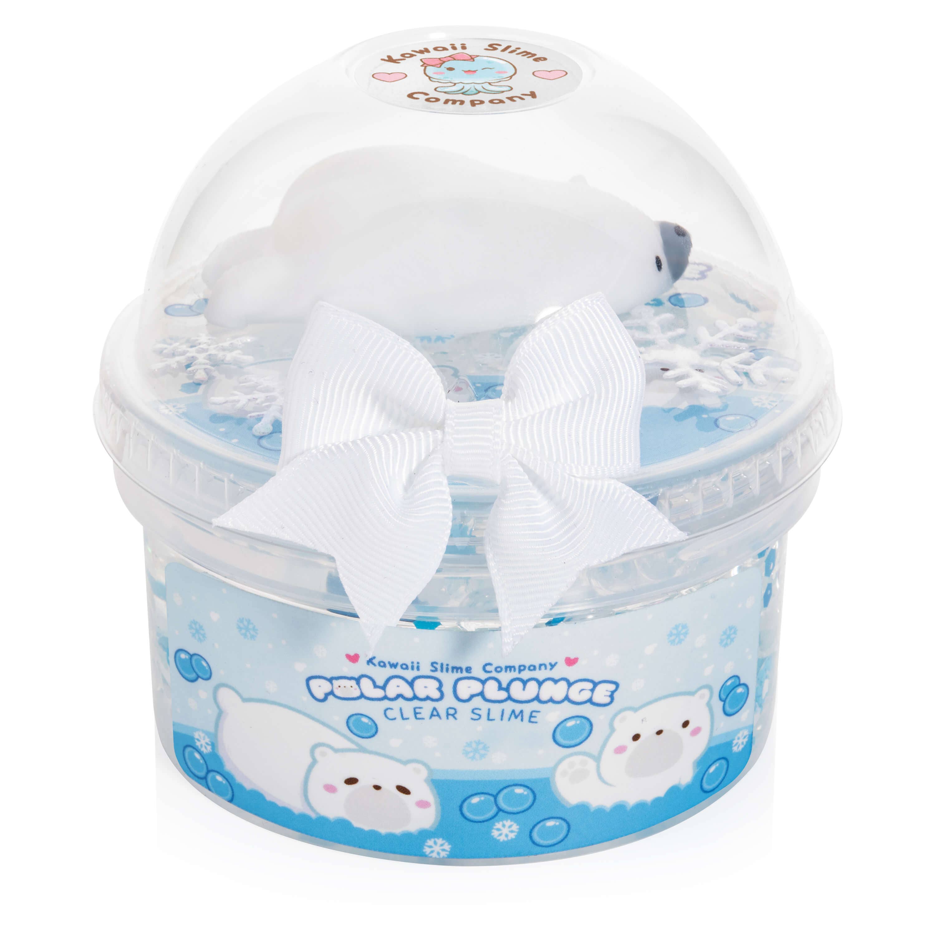 Kawaii Slime - Polar Bear Plunge Clear Slime – Fox + Kit Children's Boutique