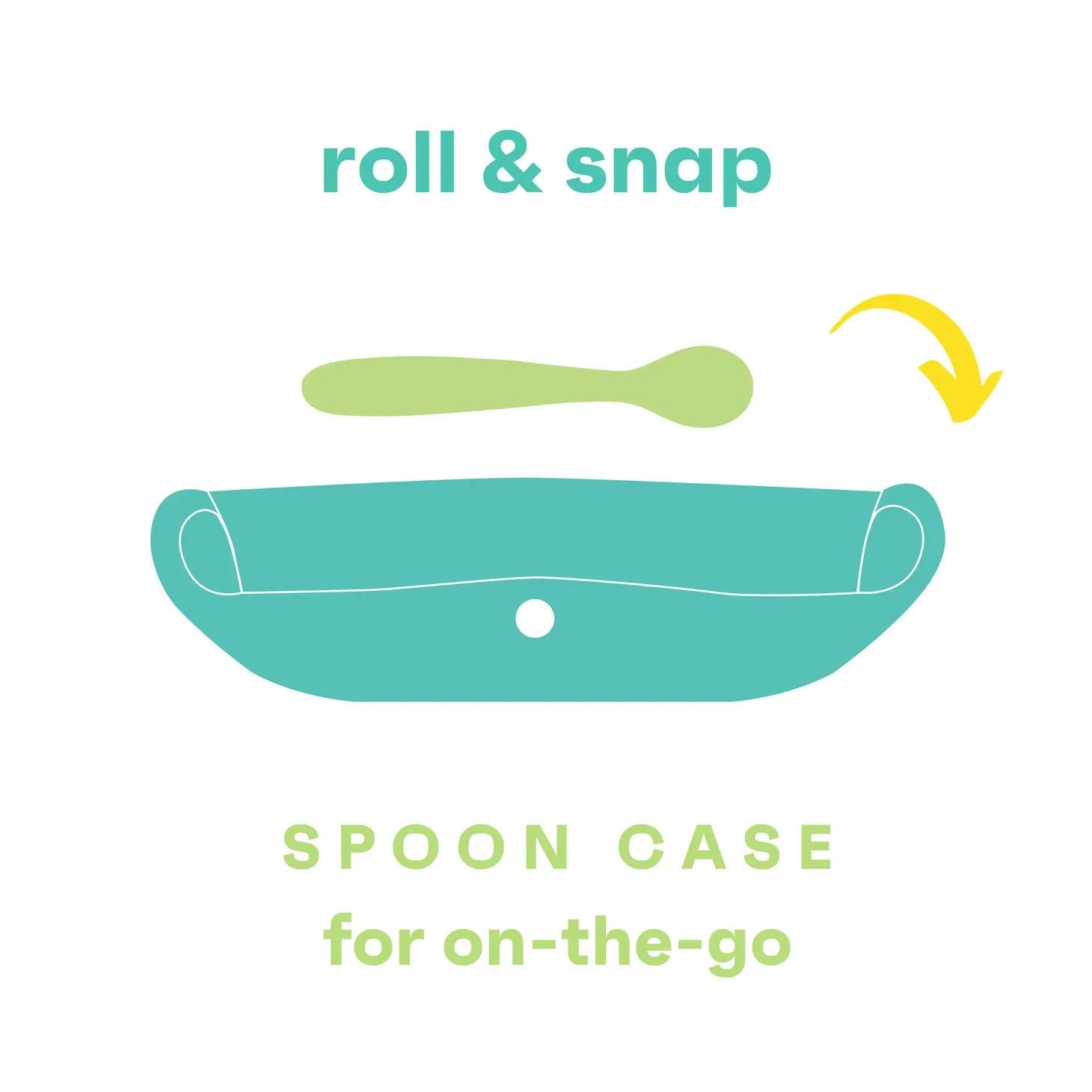Roll & Snap Bib - Sweet Pea