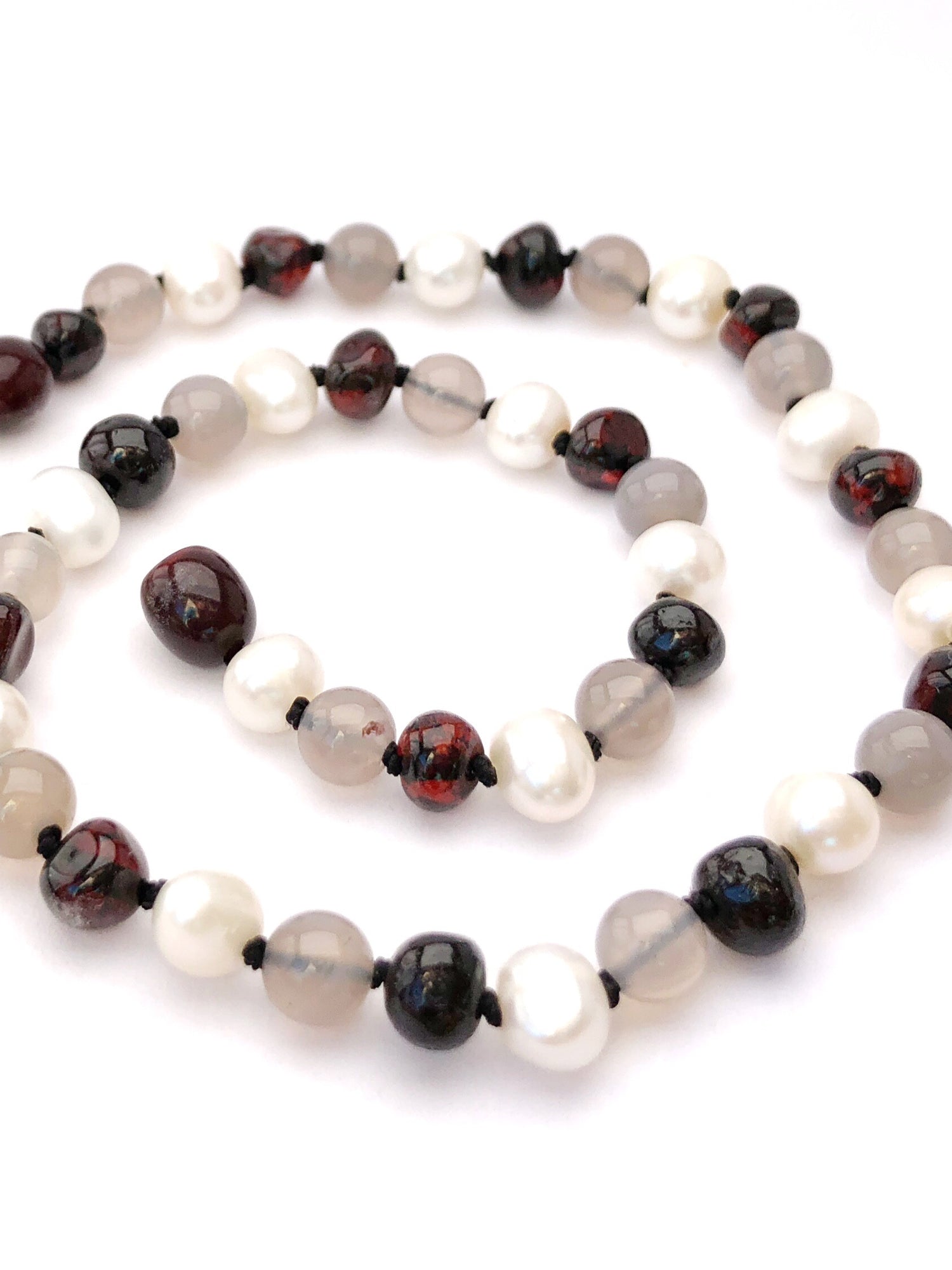 Genuine Baltic Amber/Gemstone Necklace FINAL SALE