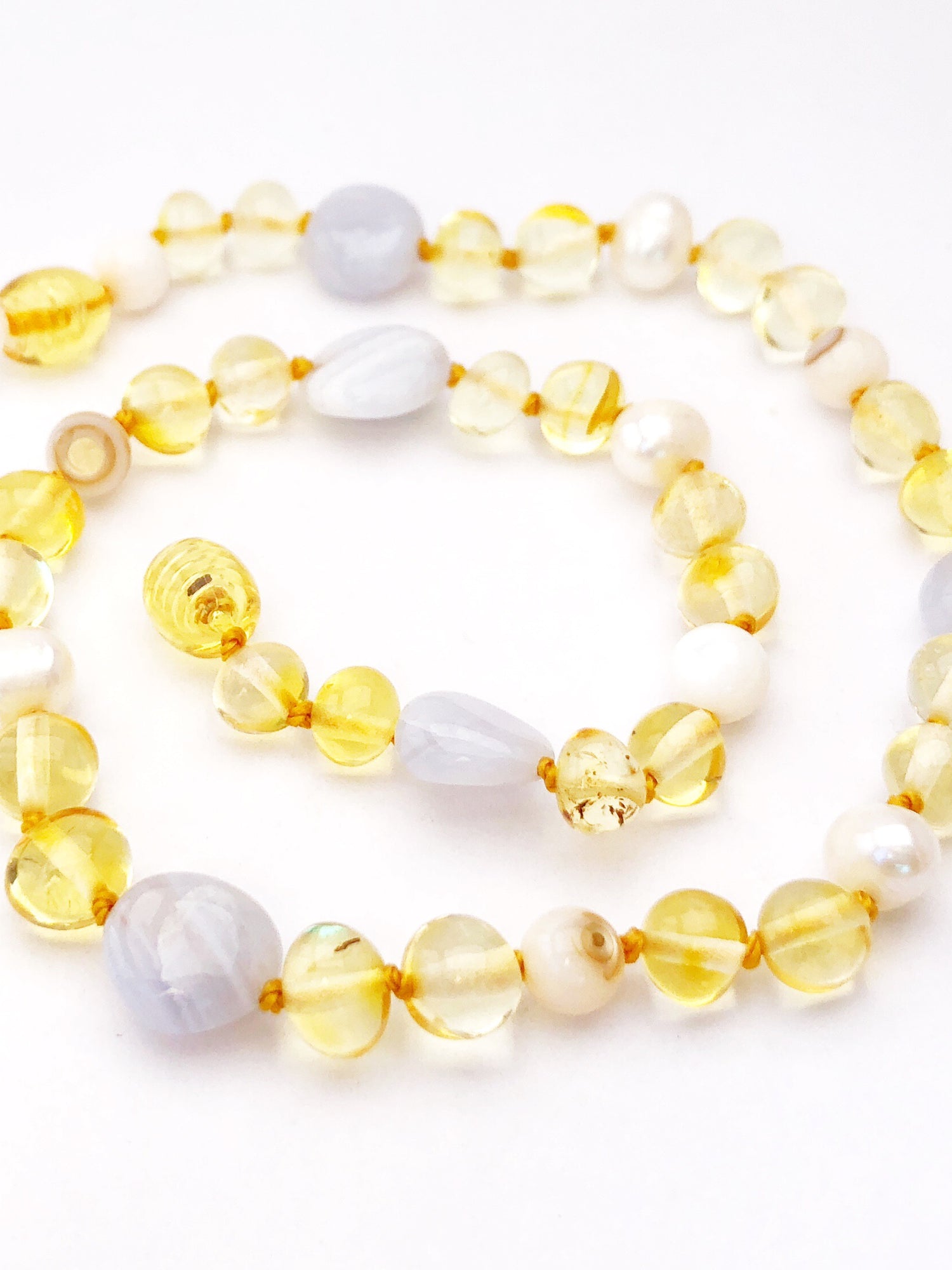 Genuine Baltic Amber/Gemstone Necklace FINAL SALE