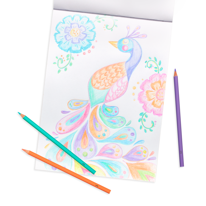 Pastel Hues Colored Pencils - 24