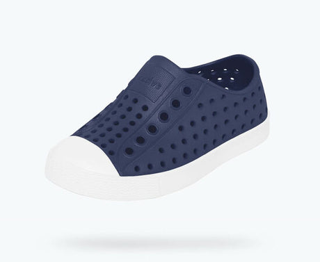 kids navy blue breathable foam rubber shoes
