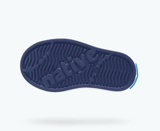 kids navy blue breathable foam rubber shoes