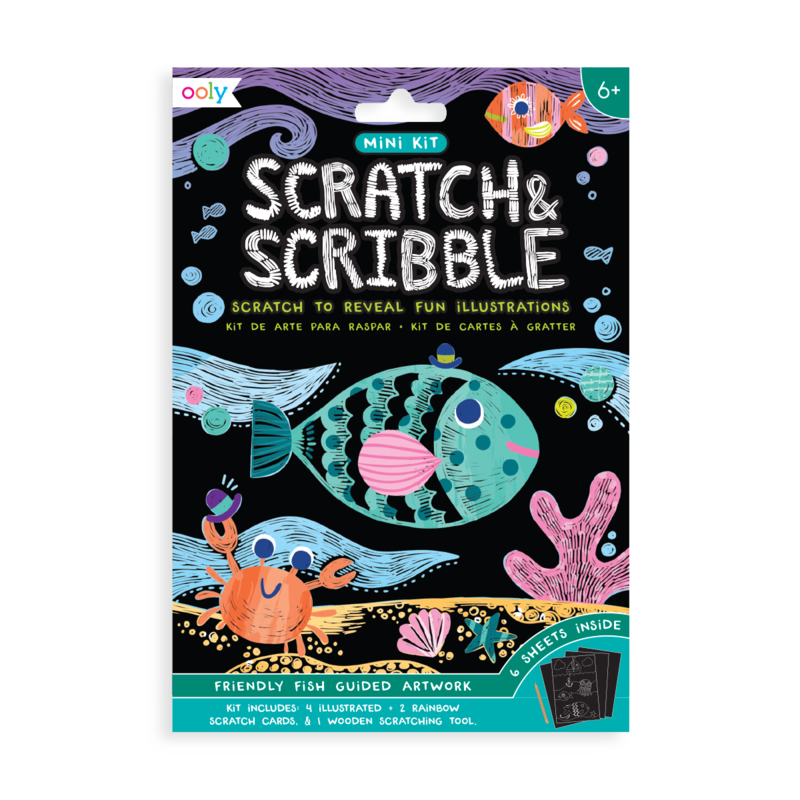 Mini Scratch & Scribble Art Kit