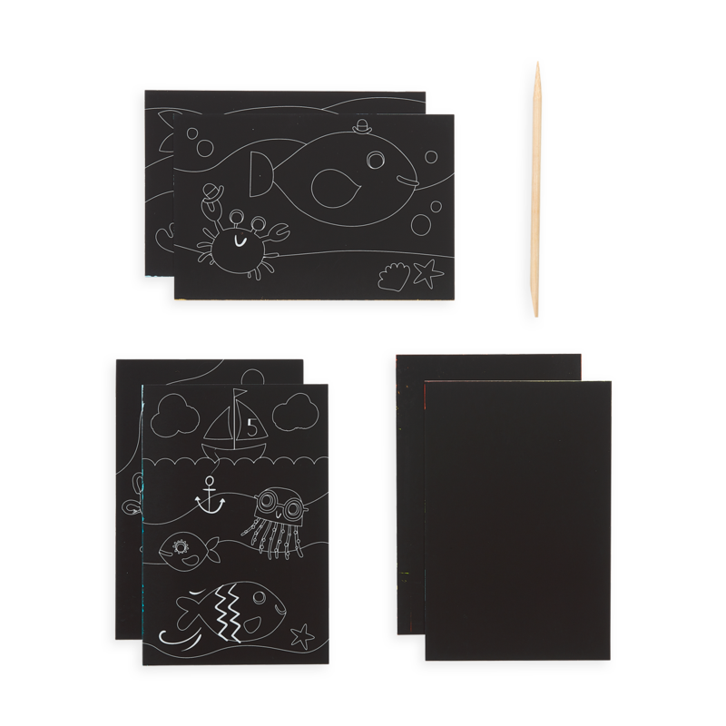 Mini Scratch & Scribble Art Kit