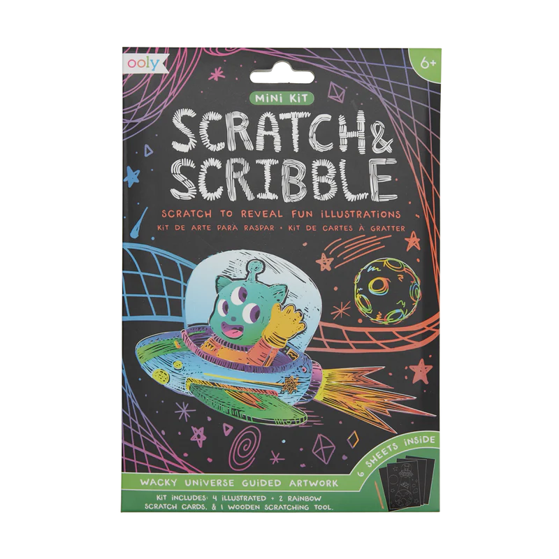 Mini Scratch & Scribble Art Kit