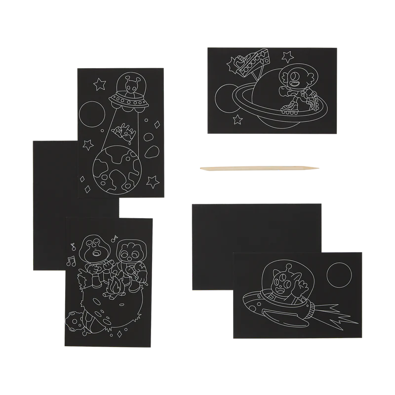 Mini Scratch & Scribble Art Kit