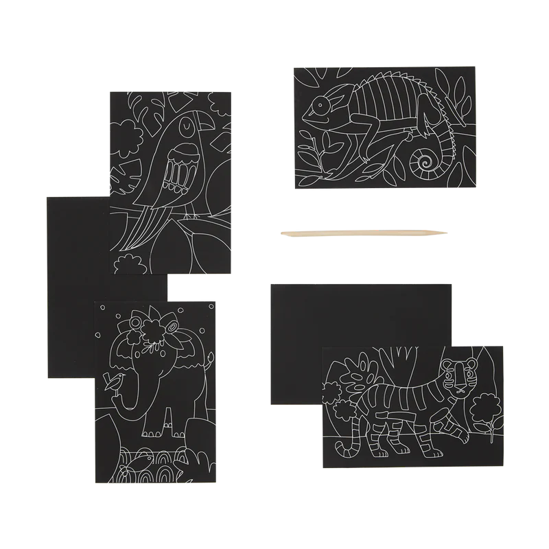 Mini Scratch & Scribble Art Kit