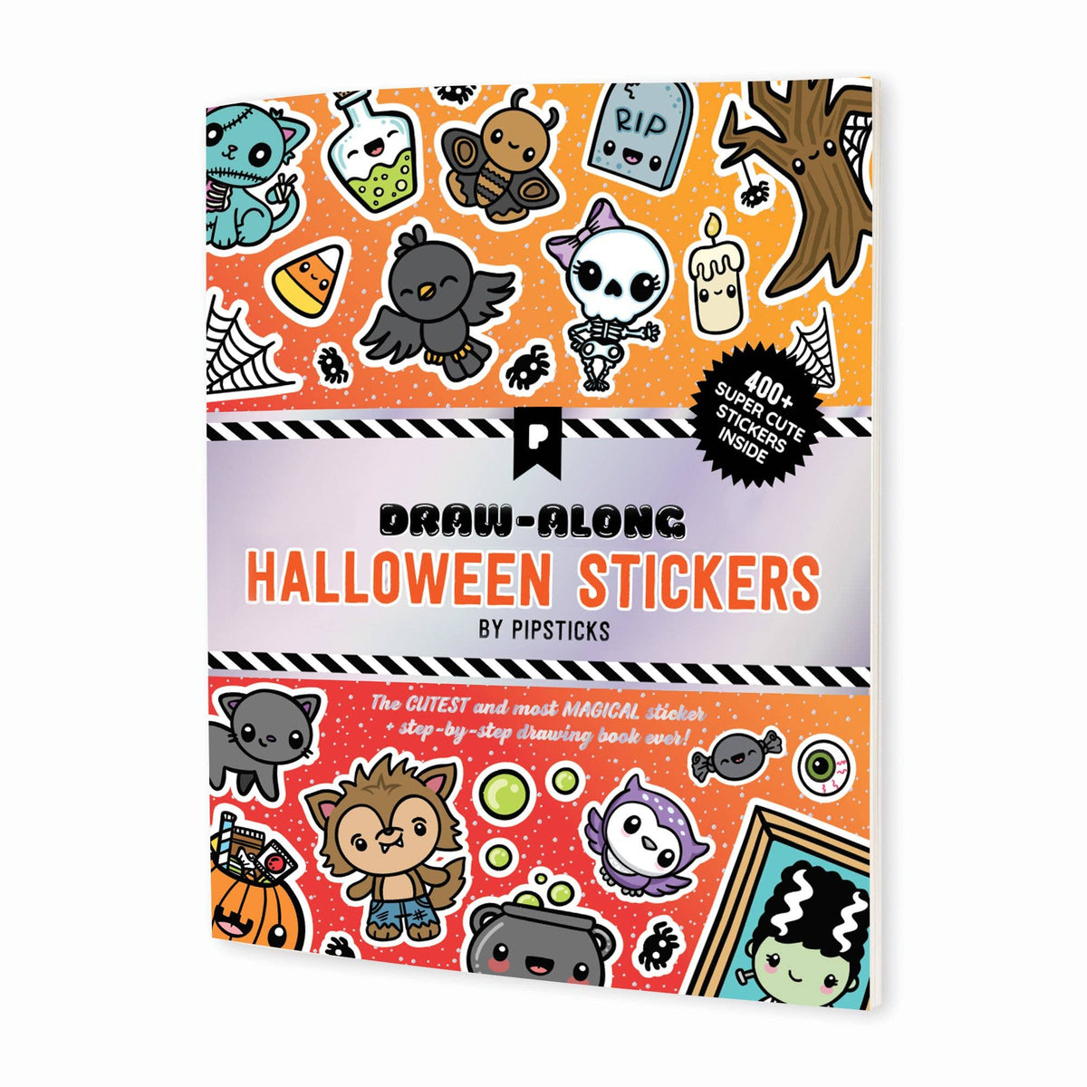 Pipstickers - Draw-Along Halloween Sticker Book