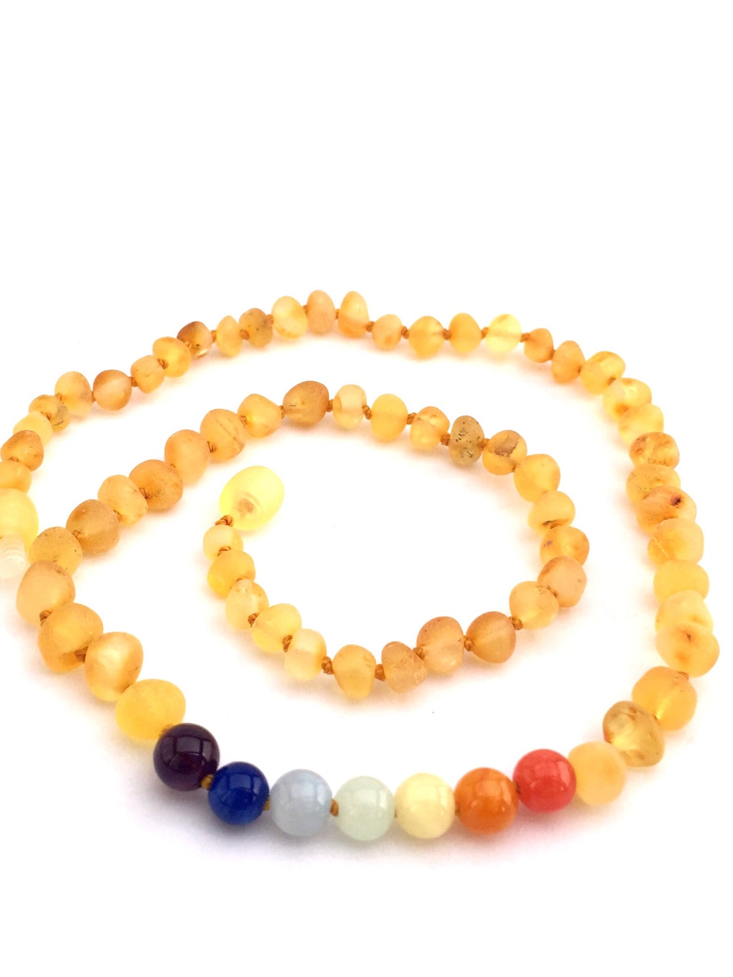 Genuine Baltic Amber/Gemstone Necklace FINAL SALE