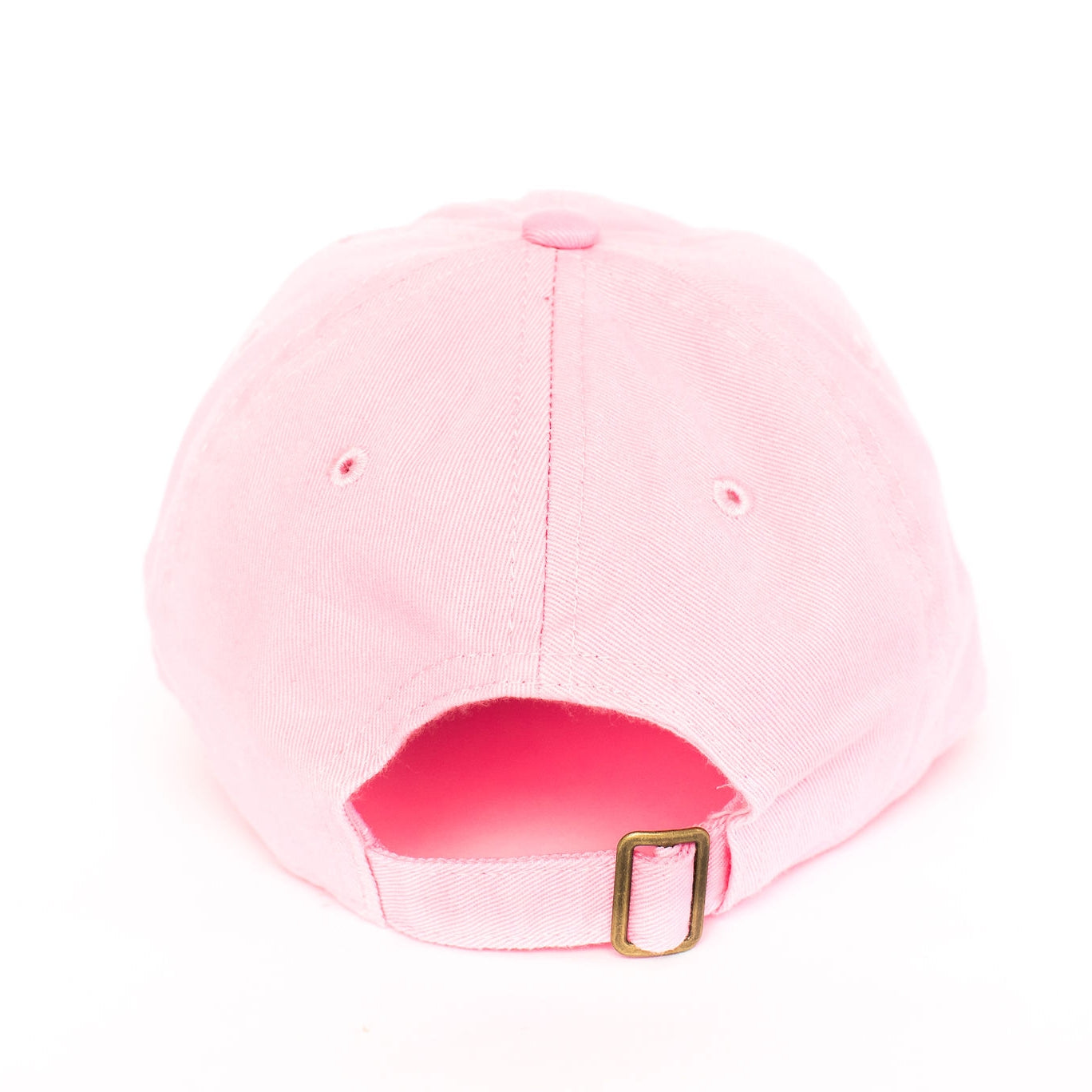 Initial Baseball Hat - Light Pink FINAL SALE
