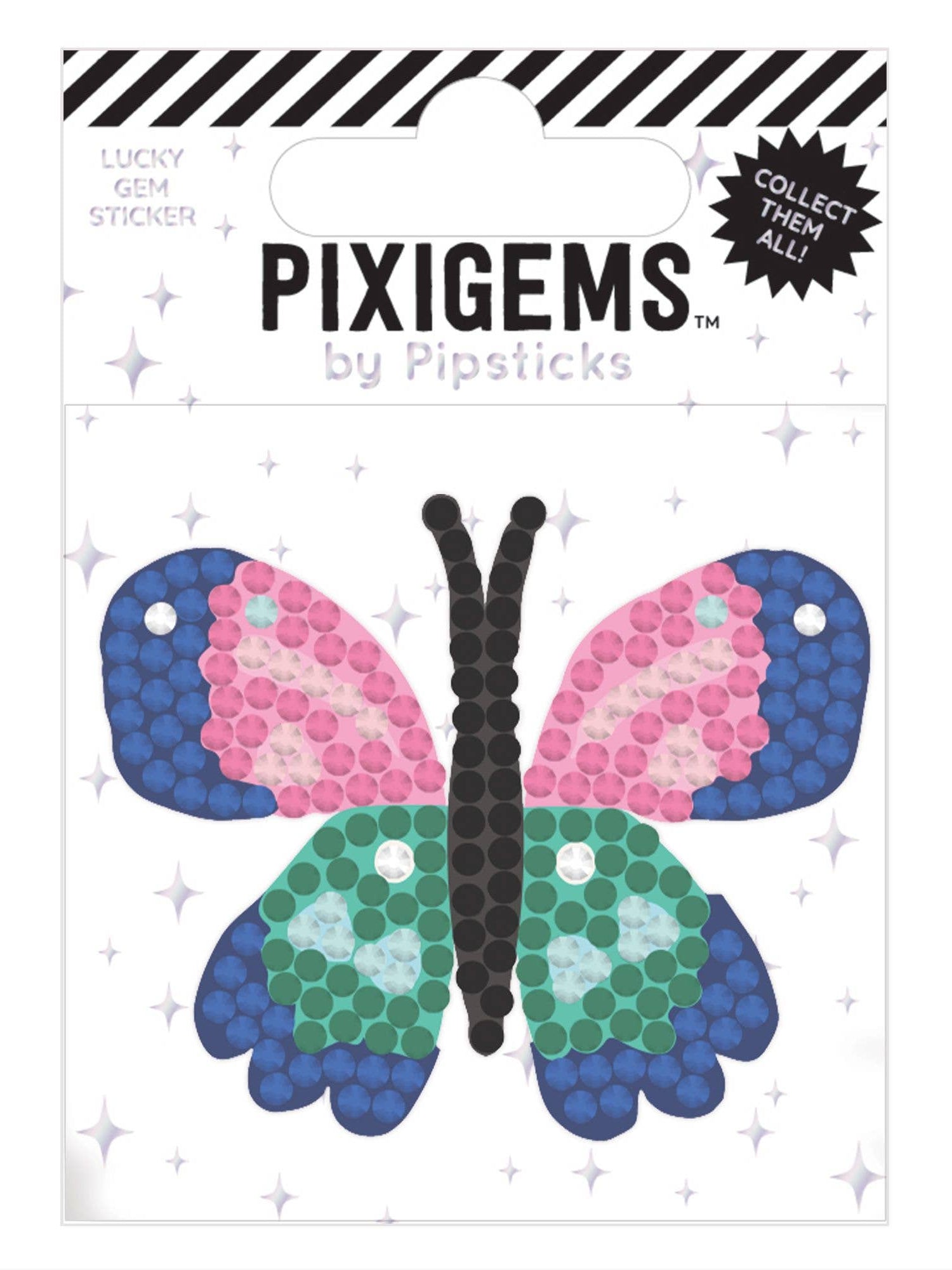 Pipstickers - Bella Butterfly Pixigem